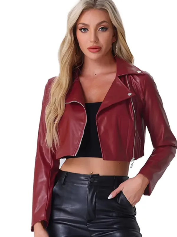 INSPIRE CHIC Women’s Faux Leather 5