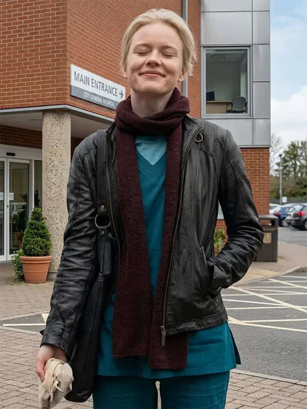 Insidous Amelia Leather Jacket Black