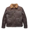 Jackson Shearling Leather Jacket front