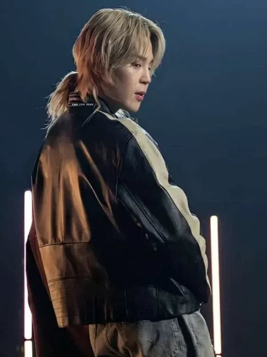 Jimin Event 2026 Leather Jacket Back
