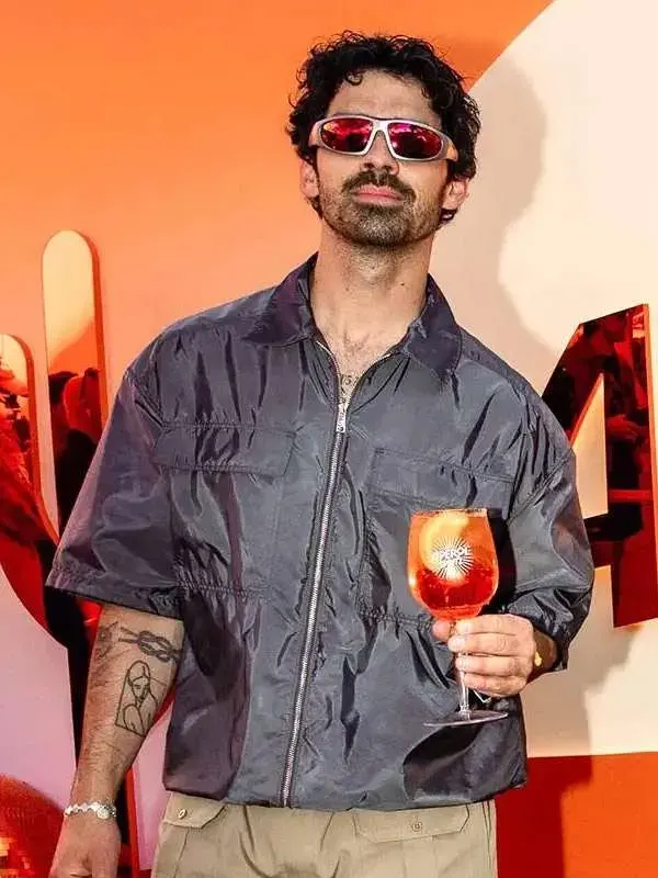 Joe Jonas Coachella 2026 Grey Jacket