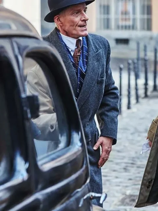 Jonas Malmsjo The Swedish Connection Gray Long Wool Coat