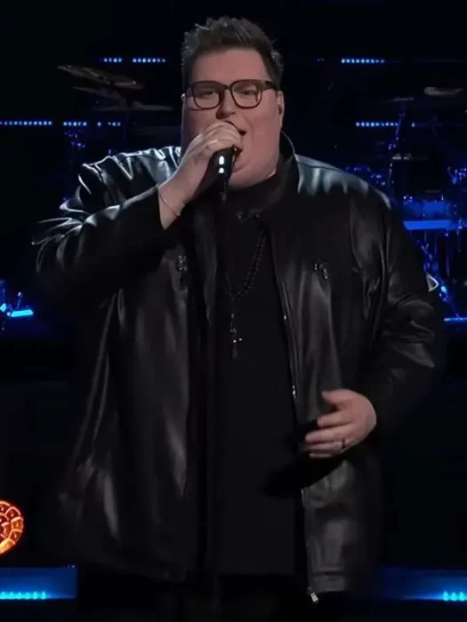 Jordan Smith The Voice Black Leather Jacket