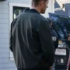 Justin Hartley Tracker S03 Green Bomber Jacket Back