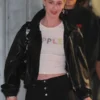 LA 2026 Lili Reinhart Black Leather Jacket