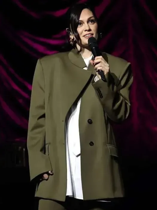 London Palladium Jessie J Olive Green Blazer