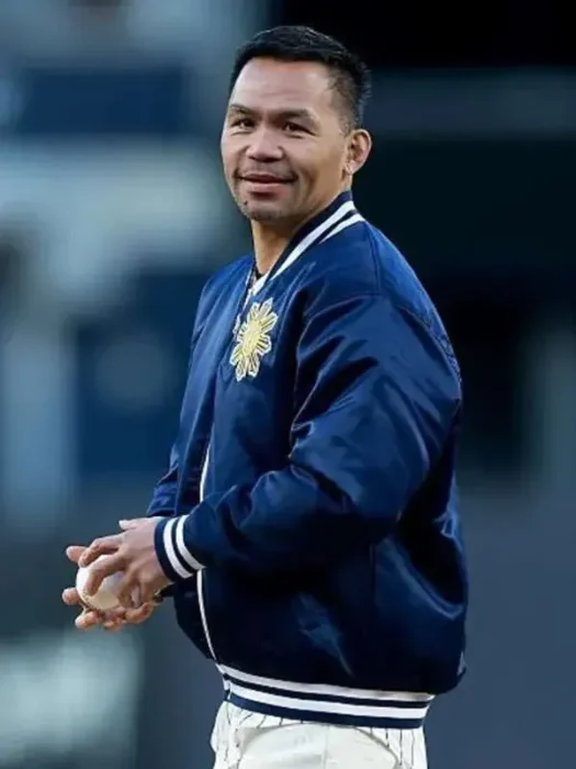 Manny Pacquiao NY Yankees Blue Jacket