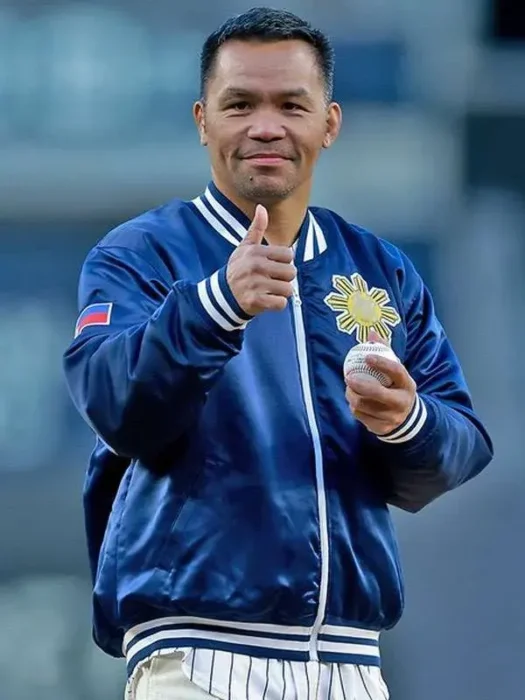 Manny Pacquiao NY Yankees Varsity Blue Jacket