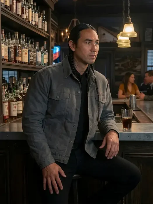 Marshals Miles Kittle Grey Suede Jacket