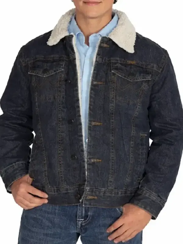 Marshals Tate Dutton Sherpa Denim Jacket