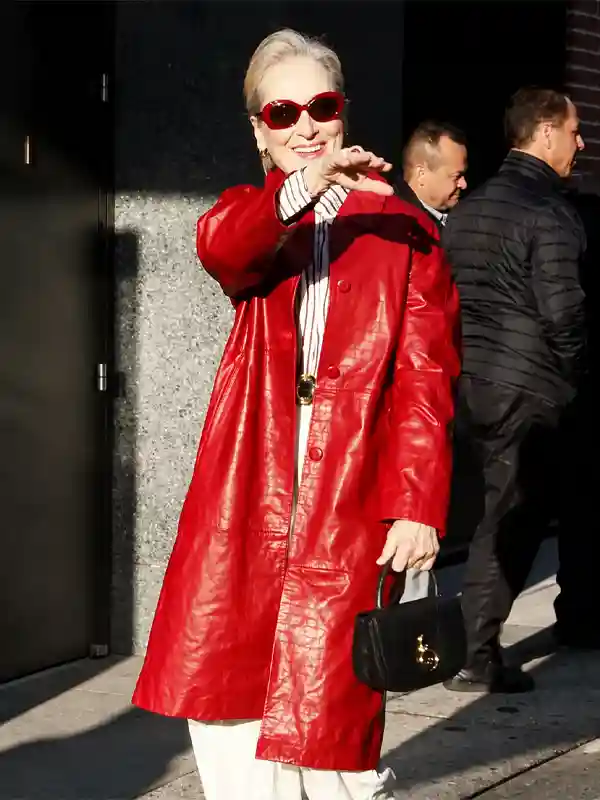 Meryl Streep Red Coat