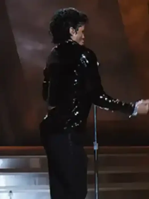 Michael Jaafar Jackson Sequin Black Blazer