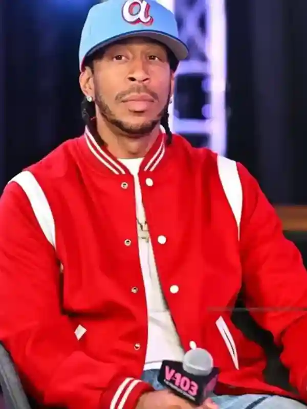 Morning Show Ludacris The Big Tigger Red Varsity Jacket