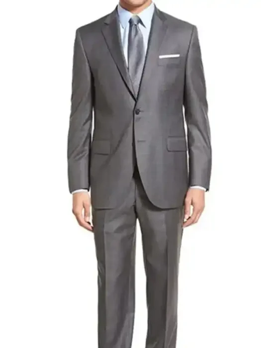 Morningstar Lucifer Grey Wool Blazer
