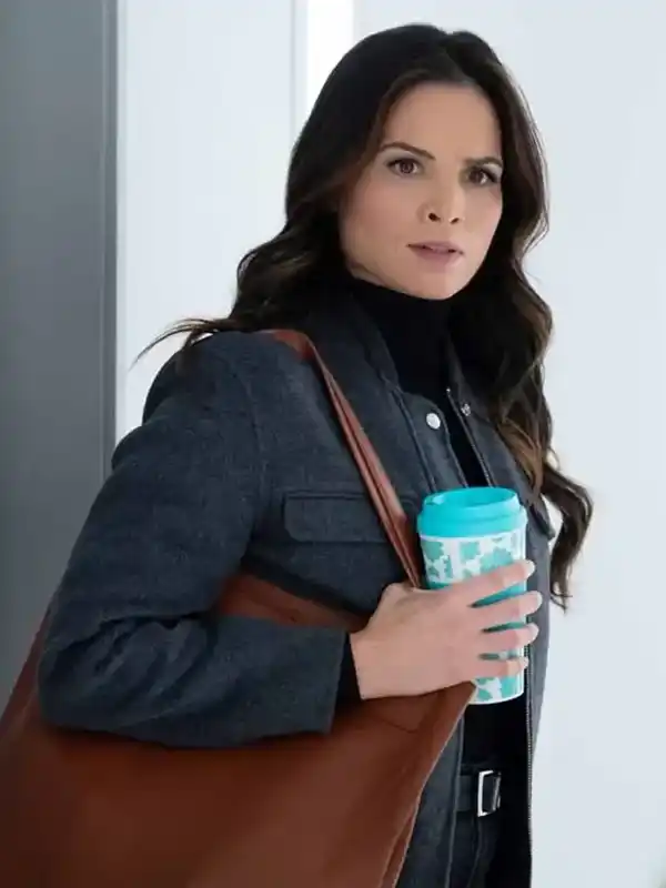 NCIS S23 Jessica Knight Grey Wool Jacket