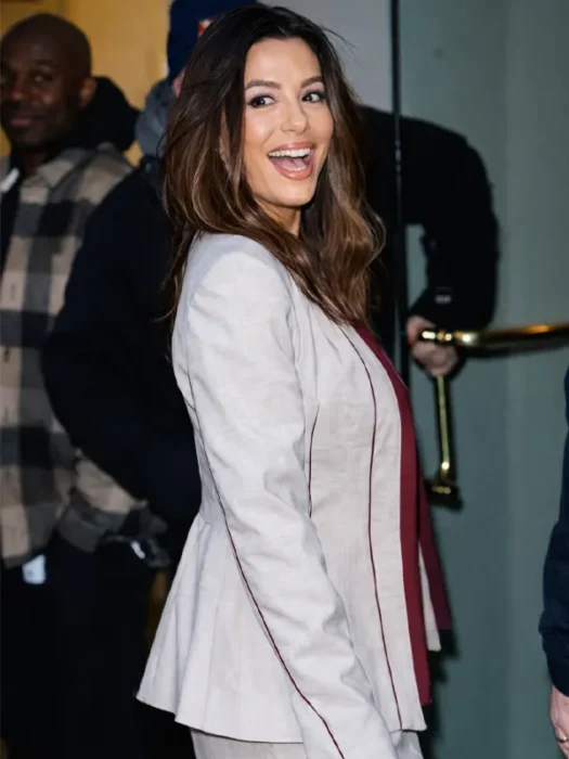 NYC 2026 Eva Longoria Peplum Blazer