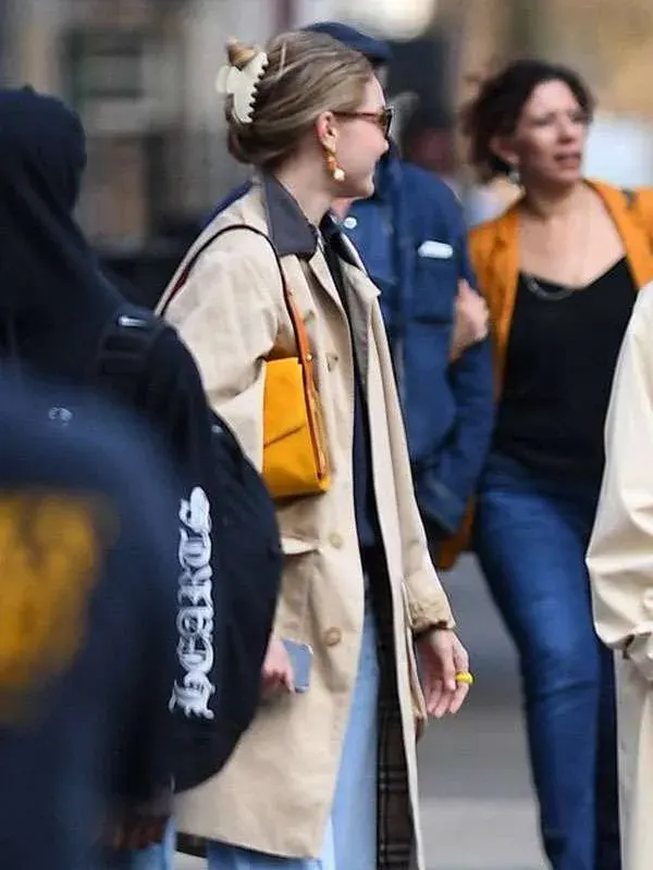 NYC 2026 Gigi Hadid Car Coat