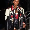 NYC 2026 Simone Ashley Leather Jacket