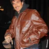 NYC Jacob Elordi Leather Brown Jacket