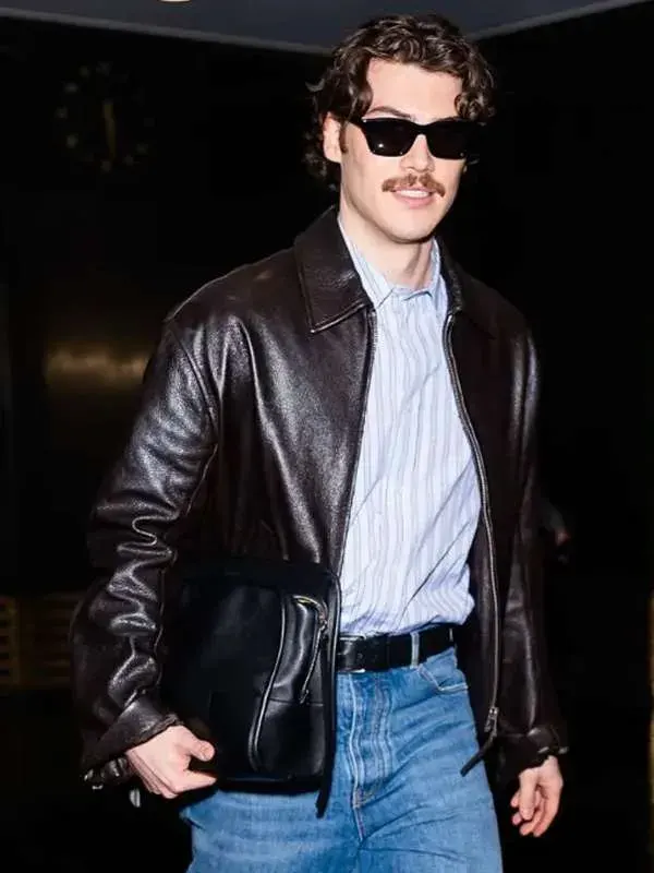 NYC Jake Innanen Leather Brown Jacket