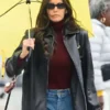 NYC Nina Dobrev Leather Black Jacket