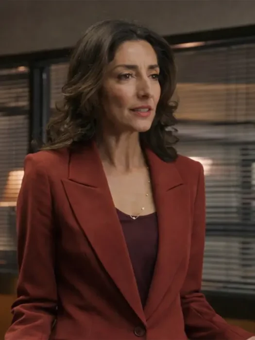 Necar Zadegan The Rookie Red Blazer