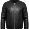 Nemesis Matthew Law Leather Bomber Jacket