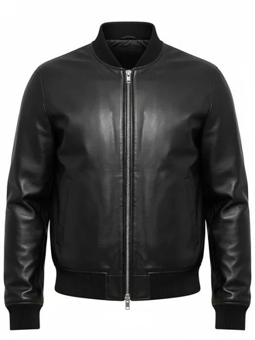 Nemesis Matthew Law Leather Bomber Jacket