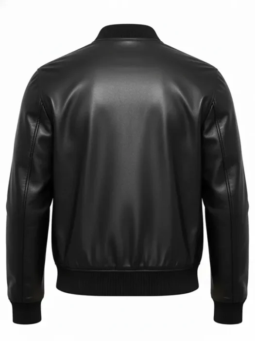 Nemesis Matthew Law Leather Bomber Jacket Back