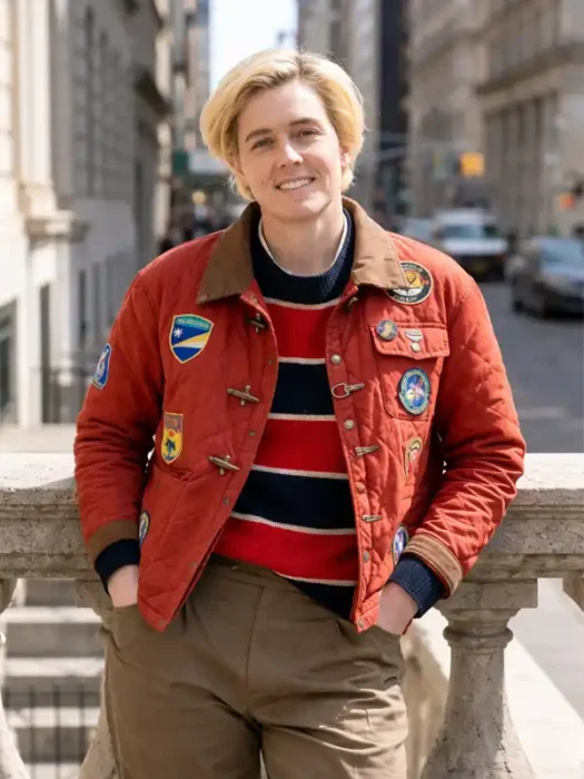 New York City Brandi Carlile Red Quilted Jacket