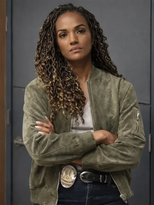 Nyla Harper The Rookie S08 Green Jacket