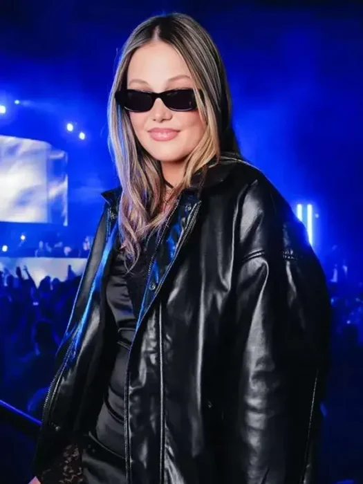 Olivia Holt 2026 Leather Jacket