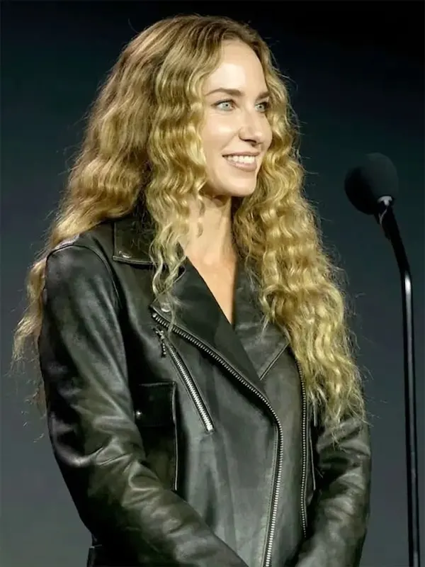 Olympia Gayot Black Leather Jacket