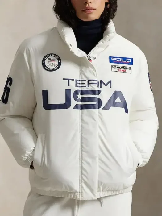 Olympics 2026 Team USA Down Puffer Jacket - Copy