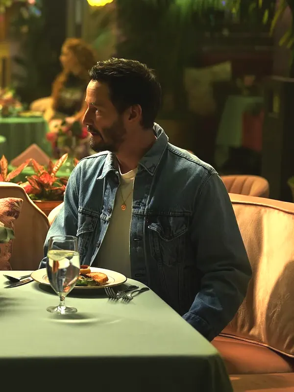 Outcome 2026 Keanu Reeves Denim Jacket