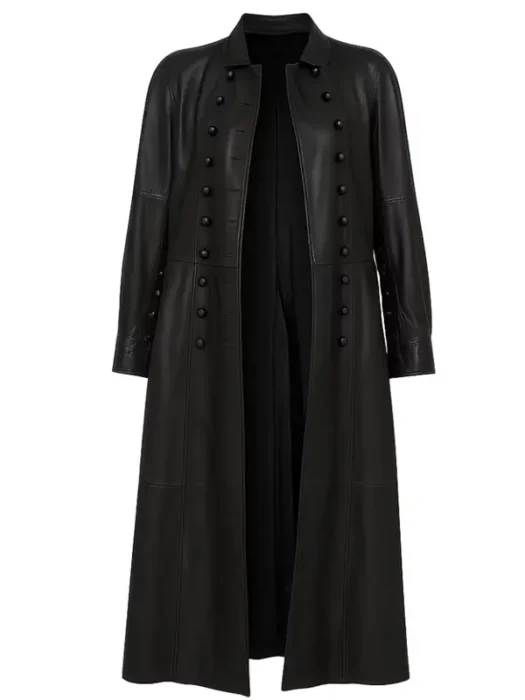 Paris Fashion Week Liv Tyler Black Leather Coat
