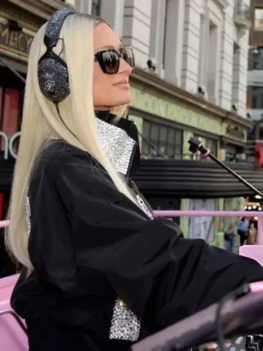 Paris Hilton 2026 Spring Campaign Black Jacket
