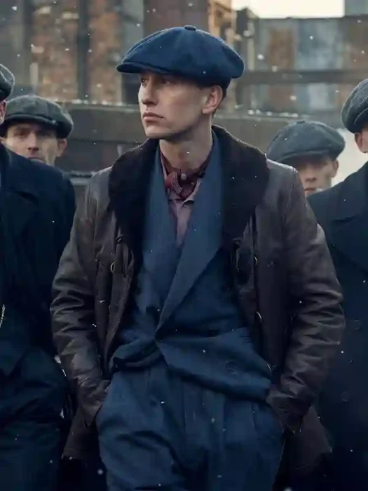 Peaky Blinders The Immortal Man Barry Keoghan Leather Long Coat