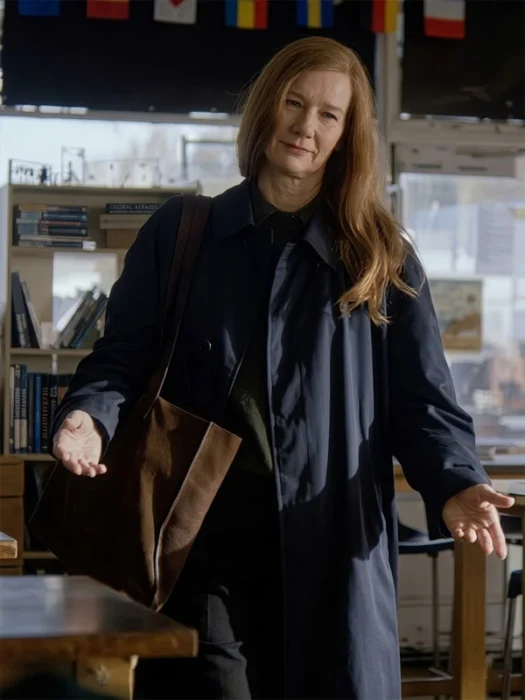 Project Hail Mary Eva Stratt Trench Black Coat