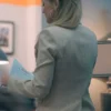 Running Point Kate Hudson Beige Blazer Back