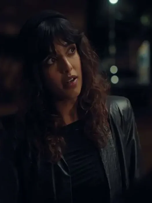 Sasha Bhasin XO Kitty Black Leather Jacket