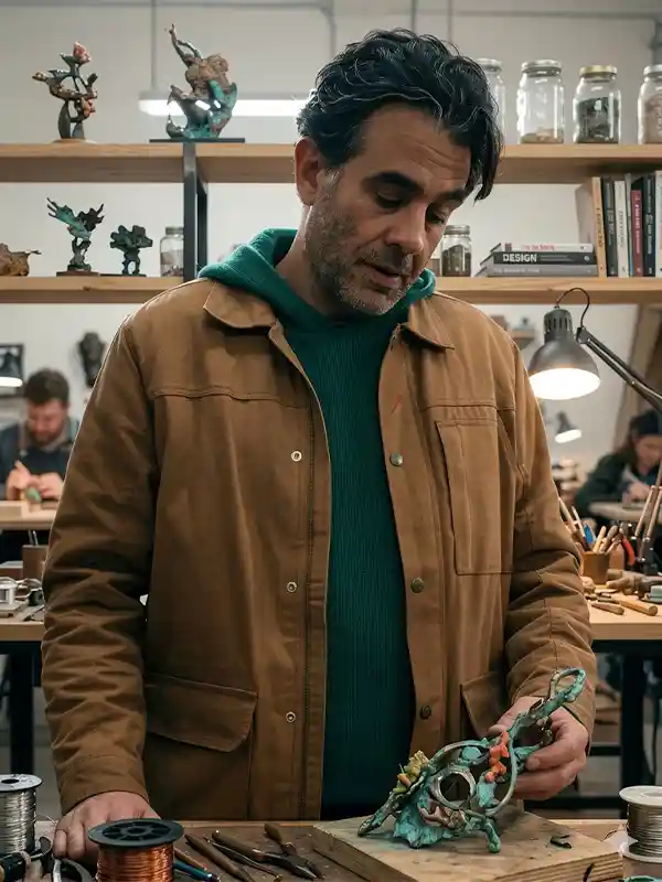 Scarpetta Pete Marino Brown Jacket