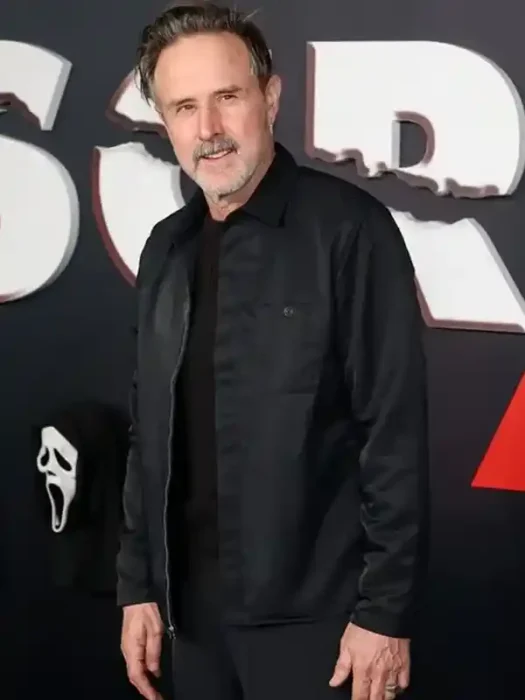 Scream 7 Event David Arquette Black Jacket