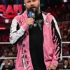 SmackDown Kevin Owens Pink Hooded Jacket