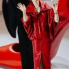 The Devil Wears Prada 2 Anne Hathaway Red Coat