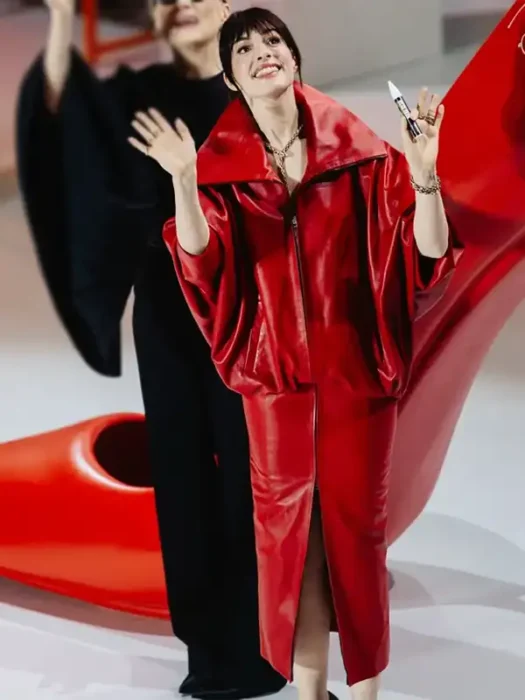 The Devil Wears Prada 2 Anne Hathaway Red Coat