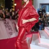 The Devil Wears Prada 2 Event Anne Hathaway Red Long Coat