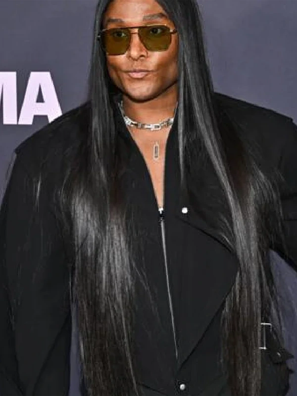 The Drama Premiere 2026 Law Roach Black Jacket