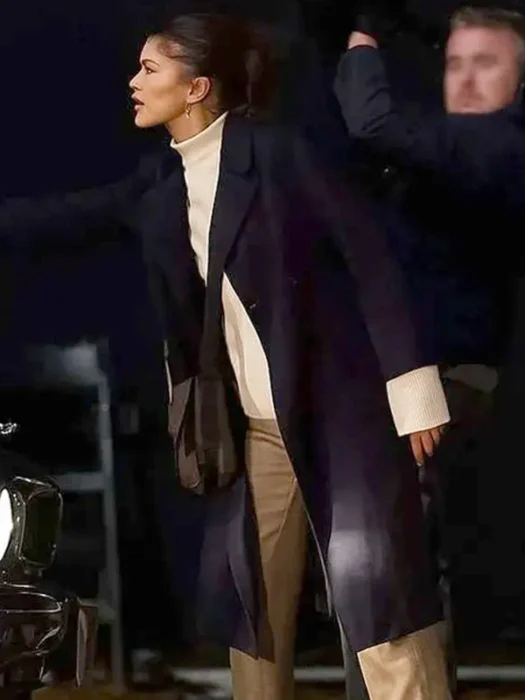 The Drama Zendaya Black Coat