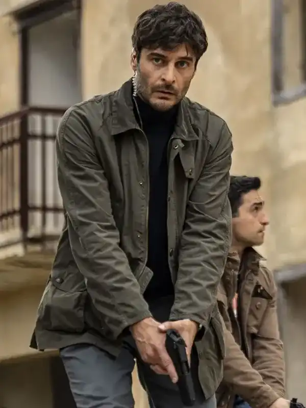 The Invisible 2026 Lino Guanciale Cotton Jacket